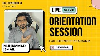 Live Orientation Session: Smash Code Web Development Internship 2024