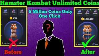 Hamster Kombat How to Get 6 Million Coins Only One Click's 100% Working Trick 🪙