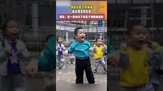 萌娃打拳，网友：身高不够，气势来凑  #搞笑 #宝宝 #cute | China Story:千年风华 秀美嘉兴