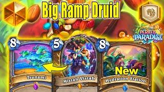 New Big Ramp 16 Mana Druid Deck Is Best Deck In Standard At Perils in Paradise | Hearthstone