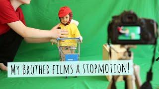 My Brother Films A Stopmotion!