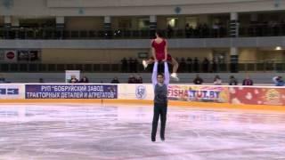 9 V. DAVANKOVA / A. DEPUTAT (RUS) - ISU JGP Minsk 2013 Junior Pairs Free Skating