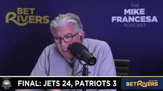 Jets Manhandle Patriots - Francesa Post-game Reaction - Eli Manning's HOF Case