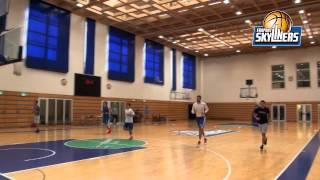 FRAPORT SKYLINERS - Beep Test zum Trainingsauftakt