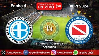 BELGRANO VS ARGENTINOS JUNIORS - TRANSMISIÓN en VIVO