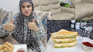 Achari Sandwich bna liay 5 minute mein Leftover food se itne mazay k