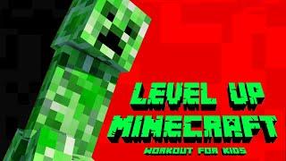 Level Up 7  |  Minecraft Workout For Kids  |  Minecraft Brain Break  |  PE Bowman