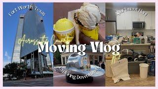 Moving to Fort Worth Vlog Pt2  | Apartment Shopping | Sundance Square | Small Giveaway