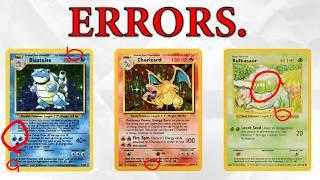 1999 Base Set Was FULL Of Mistakes