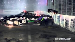 120fps Daigo Saito Hits Wall - Formula Drift Las Vegas - Sony fs700