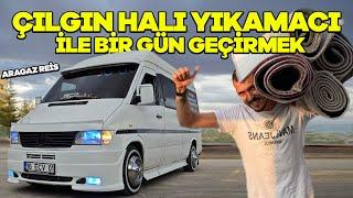 VLOG | ÇILGIN HALI YIKAMACI ARAGAZ REİS İLE BİR GÜN | HALI YIKIYORUZ