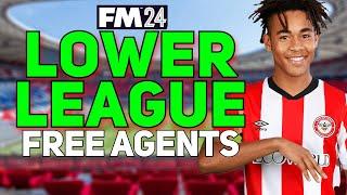 The BEST Lower League FREE AGENTS in FM24