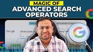 How to Use Google Search Operators Like a Pro ? | Google Search Operators | Umar Tazkeer