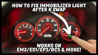 K SWAP IMMOBILIZER LIGHT FIX & ITS FREE!