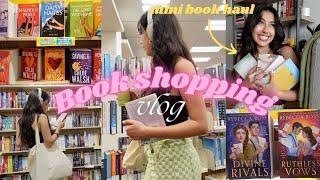 Come book shopping with me cozy bookish vlog