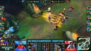 TSM vs KTR - Bjergsen Solo Kills Nagne - League of Legends