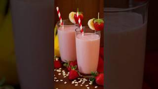 Blended with love – a strawberry smoothie that feels like a morning hug #smoothie