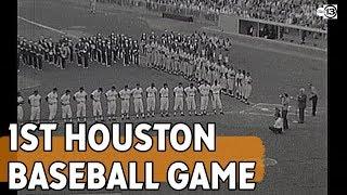 First Houston Baseball Game Ever Played - Colt .45s vs Chicago Cubs