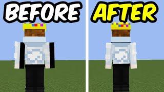 How To REMOVE Black Lines On Your Minecraft Skin