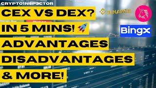  CEX vs. DEX | Which One is Safer?  Biggest Crypto Hacks & Security Tips!