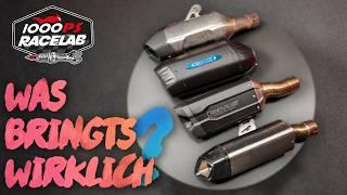 BMW R 1300 GS Auspuff Tuning! 4 Anlagen im Vergleich: Original, Zard, Remus und BOS