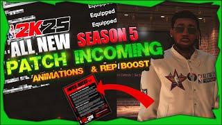 2K25 SEASON 5 PATCH INCOMING RETURN OF THE CENTER BUILDS!!!  AFFILITIATION RACE REP BOOST LOADING!!