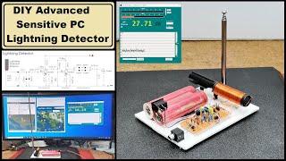 Advanced Sensitive Lightning detector with PC Graph