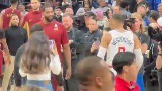 TRISTAN THOMPSON & RUSSELL WESTBROOK GET IN YELLING MATCH! AFTER WESTBROOK TRIGGERED HIM! FOR DANCE!