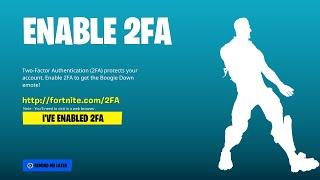 HOW TO ENABLE 2FA FORTNITE 2025!