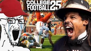 Cam Newton DESTROYS RACIST until he RAGE QUITS | College Football 25