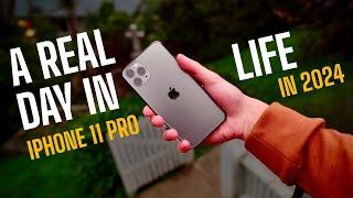 Using the iPhone 11 Pro in 2024! - A Real Day in Life