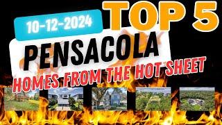 Top 5 Homes For Sale in Pensacola FL - 10-12-2024  #pensacolaflrealestate