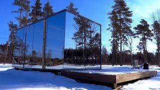 ÖÖD prefab mirrored house / Estonian design / ÖÖD peegelmaja