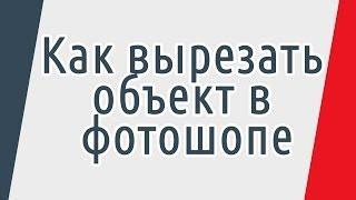 Как вырезать объект в фотошопе