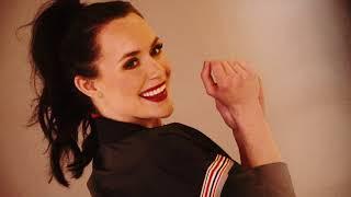 Tessa Virtue On Set with STRONG Fitness Magazine