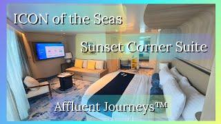 ICON of the Seas Sunset Corner Suite Tour