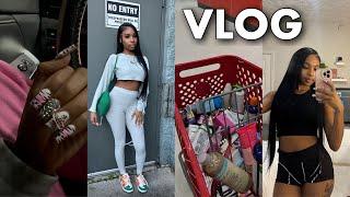 WEEKLY VLOG | Monthly Reset + Nail Appt + Hygiene Shopping + Workouts + More | Shein Wigs