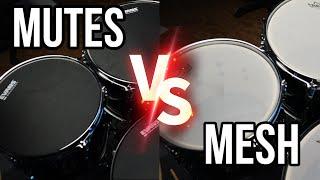 MESH DRUM HEADS VS DRUM MUTES