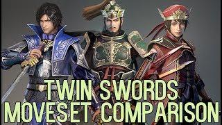 DYNASTY WARRIORS 9 Twin Swords Moveset Comparison