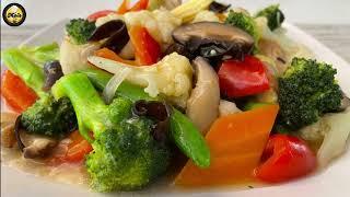 Super Quick Stir Fry Mixed Vegetables | Easy Vegetables Recipe