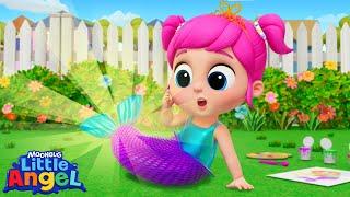 Mermaid in the Sea Costume Dress Up! | Little Angel Kids Songs & Nursery Rhymes