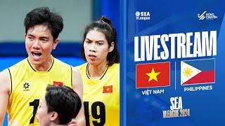  TRỰC TIẾP | VIỆT NAM vs PHILIPPINES | Tuần 1 | Giải bóng chuyền nữ SEA V.League 2024