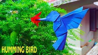 HUMMING BIRD | Origami tutorial | 4K 