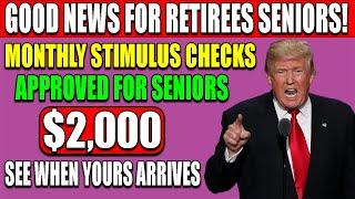 $2,000 Monthly Stimulus Approve? Social Security, SSI & SSDI Payment Schedule Released