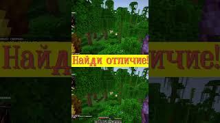 Найди одно ОТЛИЧИЕ  #shorts #Minecraft