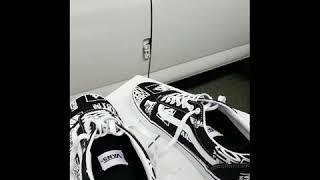 Saiger's Super Sealer your shoes for customer demonstration purposes