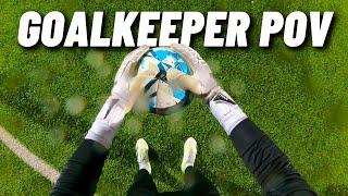 Goalkeeper POV in HIGH INTENSITY training - HEAD CAM GOALKEEPING!