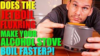 WHAT?! - Does a FLUXRING Pot Make Your ALCOHOL STOVE Better?!