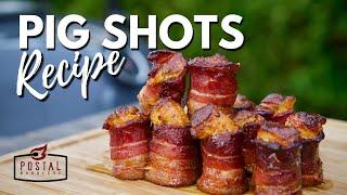 Pig Shots Recipe - How to Make Smoked Pig Shots on the Grill - BBQ Appetizers