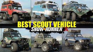 Scouts Battle (RUSSIA SIDE) - SnowRunner scout vs scout | BabooWik